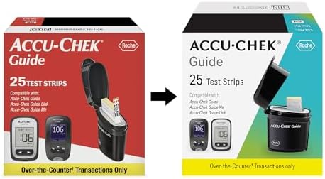 Accu-Chek Guide Glucose Test Strips, Pack of 50 | Diabetic Blood Sugar Testing