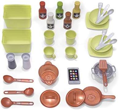 Step2 Modern Metro Kitchen Set for Kids – Includes 30+ Toy Kitchen Accessories