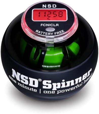 Manual Thumb Wind Start NSD Spinner Gyro Ball with Counter – Up to 18