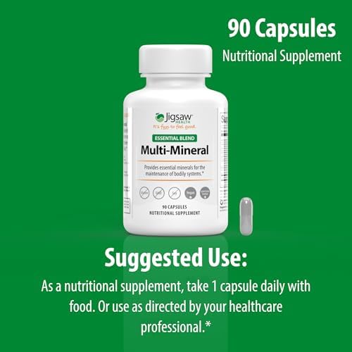 Jigsaw Health Multi-Mineral Essential Blend | 90 Capsules | 90 Servings