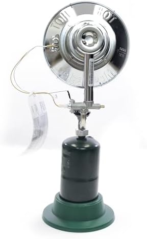 Mr. Heater MH15 Single Tank Top Outdoor Propane Heater, Silver