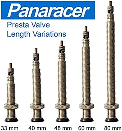 Panaracer Bicycle Tubes with 33mm Presta Valve in Singles and Pairs