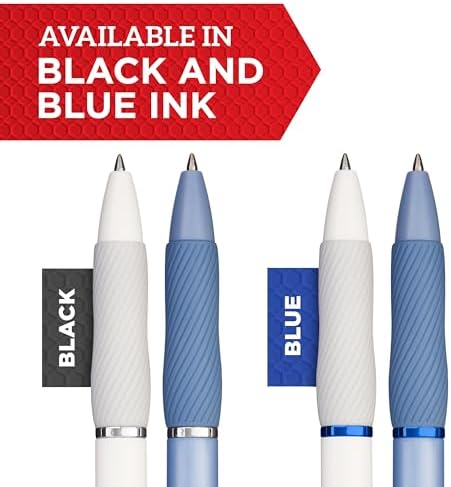 Sharpie S-Gel Gel Pens, Pearl White Body, Black Ink, Medium Point (0.7mm), 12 Count - For Journaling, Writing, Note-Taking, School, Office Supplies
