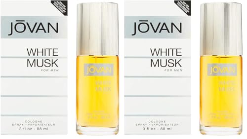Jovan Musk for Men Eau de Cologne Spray 3 fl oz (Pack of 1), Notes of Carnation, Lavender, and Amber, Men's Fragrance, Long Lasting, Everyday Fragrance, Travel Size