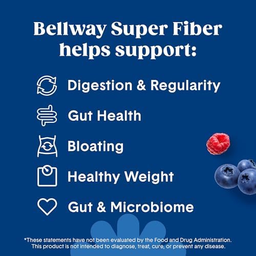 Bellway Super Fiber + Fruit, Organic Psyllium Husk Powder, Sugar-Free