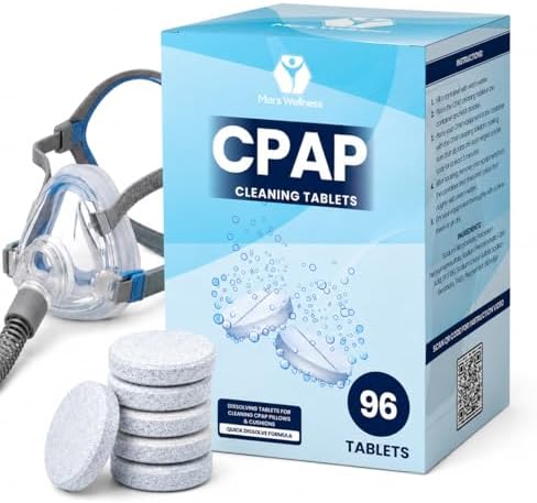 Mars Wellness CPAP Cleaning Tablets – 96 Count – CPAP Cleaner for Masks