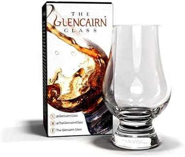 GLENCAIRN Whisky Glass in Gift Carton - Crystal Whiskey Drinking Glass for Tasting and Sniffing - Transparent and Suitable for Scotch, Brandy, Bourbon