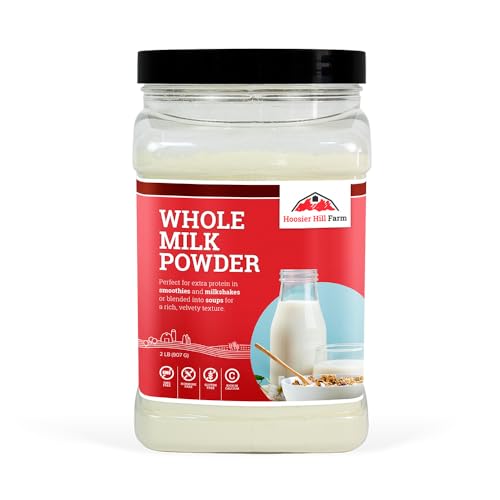 Whole Milk Powder by Hoosier Hill Farm, 1 Pound (Pack of 1)