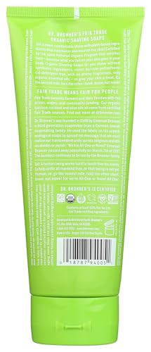 Dr Bronners, Shave Gel Lemongrasss Lime Organic, 7 Fl Oz