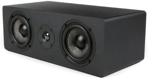 Micca MB42X Advanced 2-Way Passive Bookshelf Speakers, Stereo Pair, Black | Amplifier Required, 4-Inch Carbon-Fiber Woofer, 0.75-Inch Silk-Dome Tweeter, Desktop, Home Theater, Surround Sound