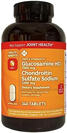 Members Mark Triple Strength Glucosamine Chondroitin (340 Count) (2 Pack)