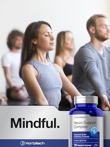 Horbäach Brain Supplement | 120 Capsules | with Phosphatidylserine & DMAE