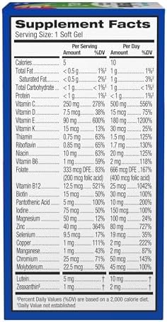 PreserVision AREDS 2 + Multivitamin, #1 Eye Doctor Recommended Brand, 2-in-1 Eye Vitamin with Lutein, Zeaxanthin, Zinc, and Vitamin C, D & E, 100 Softgels