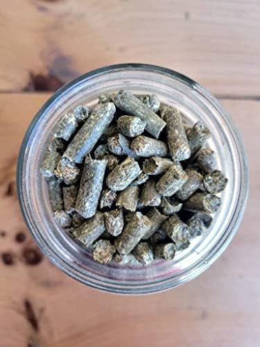 Stampede Premium Timothy Grass Pellets – Natural, High‑Fiber Feed, Low‑Dust, – 40 lb Bulk Bag for Rabbits, Guinea Pigs, Chinchillas, Goats
