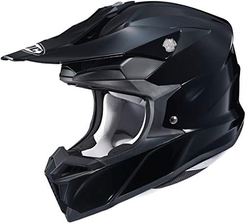 HJC i50 Solid Men's Off-Road Motorcycle Helmet - Black/Small