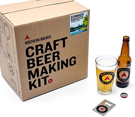 Northern Brewer - Siphonless 1 Gallon Craft Beer Making Starter Kit, Equipment and Beer Recipe Kit (American Wheat)