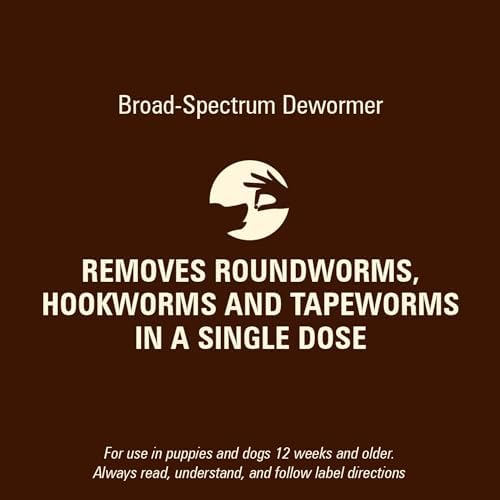 Worm X Plus 7 Way Liquid Dewormer for Dogs 2 oz Broad Spectrum Canine Anthelmintic Suspension Removes Hookworms and Roundworms for Dogs Up to 120 lbs | Ideal for Dogs up to 120 lbs; Precise Weight-Based Dosing; broad-spectrum canine parasite control; 2 o…