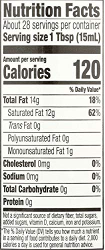 Spectrum Naturals Organic Coconut Oil, 14 Oz (packaging may vary)