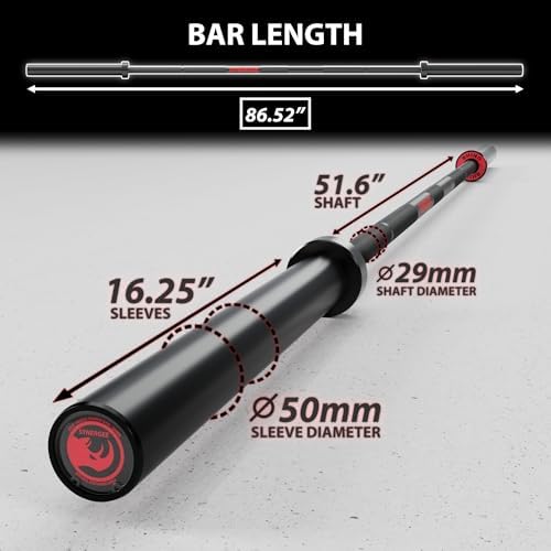 Synergee 45 lb Rhino Power Bar – Cerakote Finish 1500 lb Rated