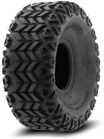 22x9.50-10 Vision P3026 Journey Golf Cart Load Range B Black Wall Tire W3026B22950104