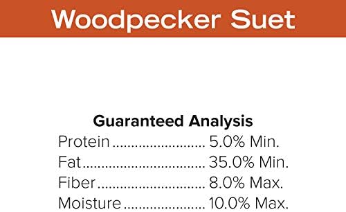 Blue Seal Woodpecker Suet Cake | Suet Cakes for Wild Birds | Melt Resistant | Year-Round Feeding | Food for Wild Birds | Made in The USA | 12 oz