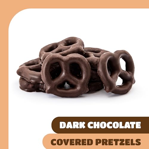 Dark Chocolate Covered Pretzels - 5 Lb Pack | Sweet & Salty Snack