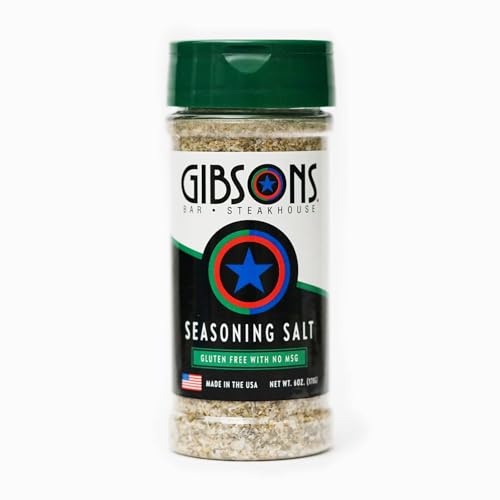 GIBSONS STEAKHOUSE Seafood Seasoning, 5.5oz Bottle