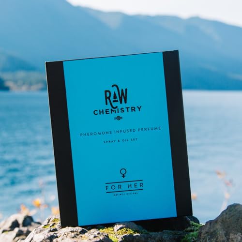 RawChemistry For Her Pheromone Infused Perfume for Women's Gift Set, 1.5 oz