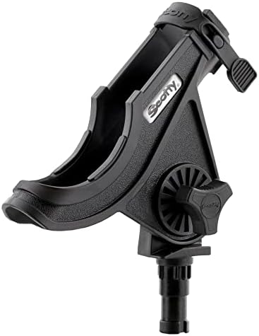 Scotty #279-BK Baitcaster/Spinning Rod Holder Without Mount, Black