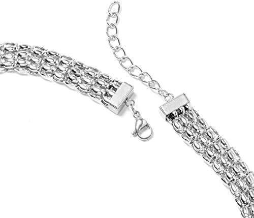 Shop LC Delivering Joy Widen Necklace with Lobster Clasp Stainless Steel Women Jewelry Gift Fashion 18-20"