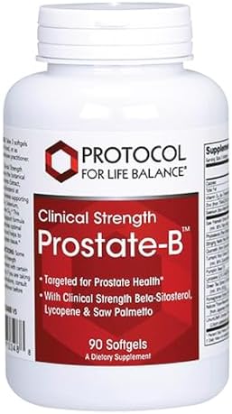 PROTOCOL FOR LIFE BALANCE Prostate-B Clinical Strength - Prostate Health Supplement for Men - with Beta Sitosterol