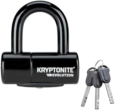 Kryptonite Evolution Series 4 Bicycle Disc Bike Lock (Yellow) | bike-u-locks
