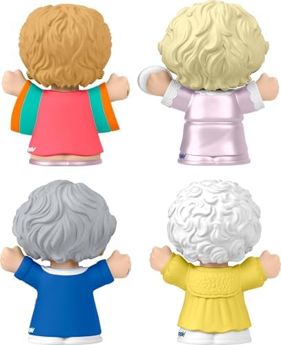 Little People Collector The Golden Girls TV Show Special Edition Set for Adults & Fans, 4 Figures in Display Package