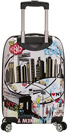 Rockland Departure Hardside 2 Piece Spinner Wheel Luggage, (20"/28"), Departure