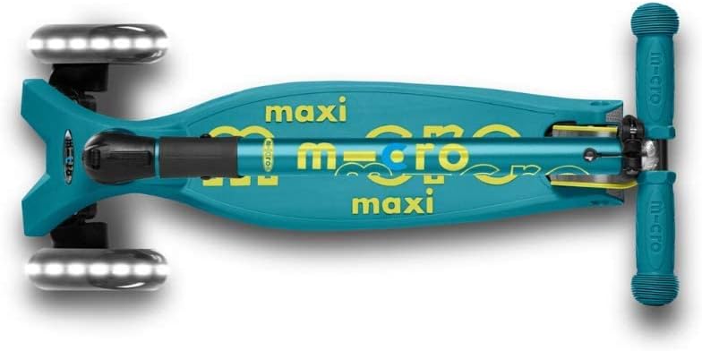 Micro Kickboard | Maxi Foldable LED Kids Scooter for Ages 5-12 | Children