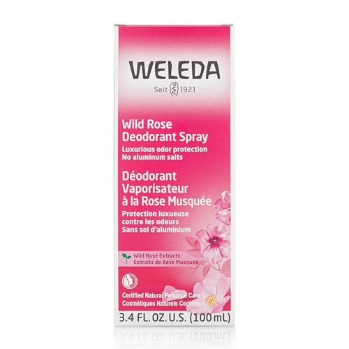 Weleda Wild Rose 24h Deodorant Spray, 3.4 Ounce