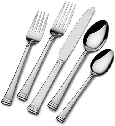 Pfaltzgraff Beckham 20-Piece Stainless Steel Flatware Set, Service for 4