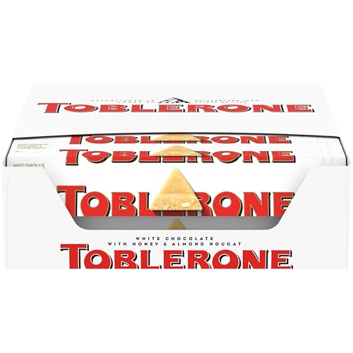 Toblerone White Chocolate, 3.52-Ounce Bars (Pack of 12)