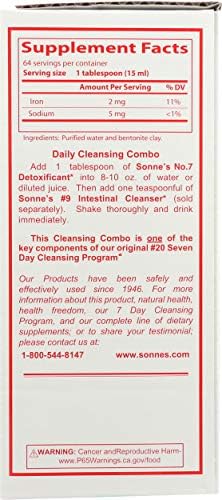 Sonne's Organic Foods - Sonne's No. 7 Detoxification, 32 fl oz Liquid