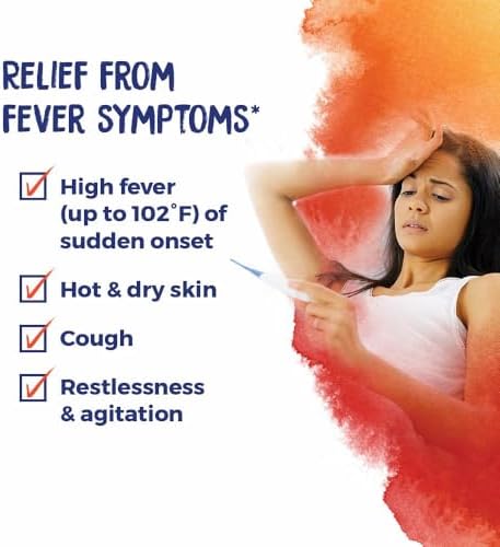 Boiron Aconitum Napellus 1M for High Fever of Sudden on Set with Dry Skin - 80 Pellets | Single-medicine homeopathic pellets for High Fever of