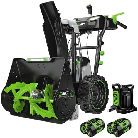 EGO SNT2405 24" Cordless Snow Blower Kit, Self Propelled, w/ 2 7.5Ah Batteries