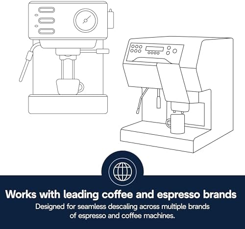 De'Longhi EcoDecalk Universal Descaler, for Coffee Machines 16.90 oz | Safe Formula, Universally Compatible, 15 Month Supply, Easy to Use
