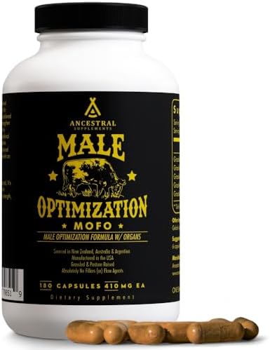 Ancestral Supplements Beef Liver Support Capsules, Iron & Energy, 180 Ct | Freeze-dried, Non-GMO Liver Rich in Heme Iron, Vitamin A & B12; Grass-fed, Desiccated, Vital Liver Support, Natural Liver