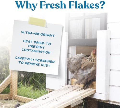 Manna Pro Fresh Flakes Pine Shavings Chicken Coop Bedding, 4 Cu Ft