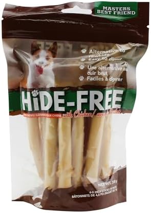 Hide-Free Sticks w/Chicken 4-5" 18 Pack