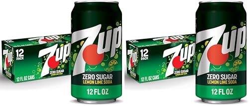 Zero Sugar 7-Up Soda, 12 Oz., Pack of 12