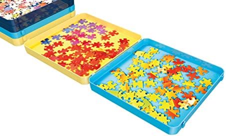 Buffalo Games Puzzle Sorting Trays for Adults, Puzzle Tray Storage, 7 Pc