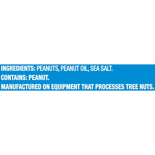 PLANTERS Salted Peanuts, Plant Based Protein Snacks, 12 Oz (1 Ct) | Roasted Salted Nuts. Resealable Canister. Snacks for Adults. Party Mix, Party Snacks