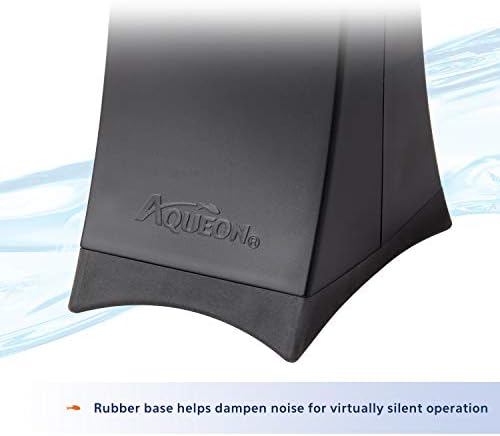 Aqueon QuietFlow Aquarium Air Pump 10, For 2-10 Gallon Tanks, Black