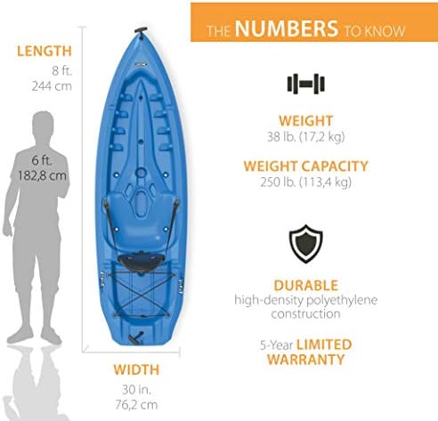 Lifetime Lotus Sit-On-Top Kayak with Paddle